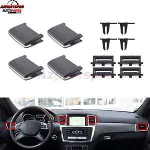 A/C Air Vent Outlet Tab Clip Kit Fits Mercedes-Benz W166 ML350 GL350 GL450 4pcs - Picture 1 of 13