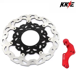 KKE 320MM Front Disc Rotor & Bracket Adapter for HONDA CRF450R CRF250R 2004-2025 - Picture 1 of 21