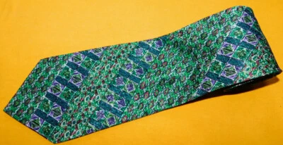 CORBATA HOMBRE MISSONI DISEÑO ABSTRACTO MULTICOLOR - CORBATA DE CUELLO - CORBATA DE DISEÑADOR. Foto 1 de 3