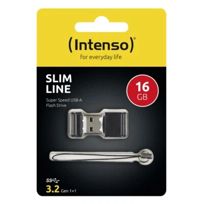 Intenso USB Stick 16GB Speicherstick Slim Line USB 3.2 - Bild 1 von 2