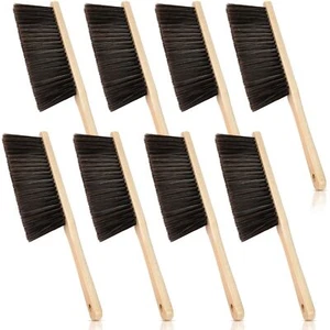 8 Pieces Wooden Dust Brush Bulk Hand Broom Bench Soft Bristle Cleaning Outdoor F - Picture 1 of 7