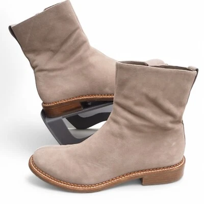 VINCE Chas Suede Side Zip Water Repellent Ankle Boots Woodsmoke Women's 10/41 - Image 1 of 4