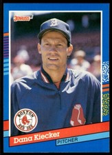 1991 Donruss Baseball Card Dana Kiecker Boston Red Sox #347