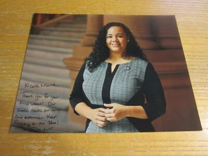 Carmen De La Rosa Autographed Signed 8X10 Photo USA New York State Assembly 72nd - Picture 1 of 3