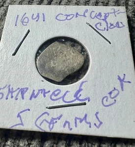SELTENE CONCEPCION 1641 SILBERMÜNZE SCHIFFSWRACK - Bild 1 von 3