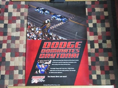 MoPar Wall Poster - NEW - Dodge Boys Racing - Franchised Dealer Item - 36" x 24" - Image 1 of 4