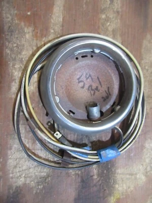 Chevrolet Belair Biscayne 1959 interior techo cúpula luz carcasa cableado moldura Foto 1 de 2