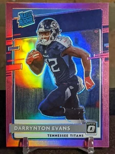 2020 Panini Donruss Optic #183 Darrynton Evans Pink Holo Rated Rookie - Picture 1 of 6