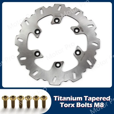 Rotor de disco de freno trasero + tornillos de montaje para Yamaha YZF1000R Thunderace 1996-2000 Foto 1 de 4