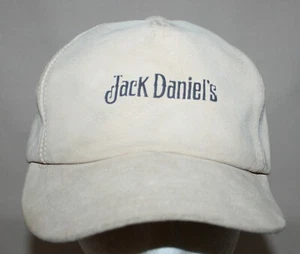 Jack Daniel's Khaki Suede 5 Panel Baseball Hat Strapback Stevens Caps - Picture 1 of 12