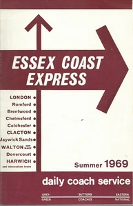 Essex Coast Express Summer 1969 Handbill - London - Harwich - Picture 1 of 1