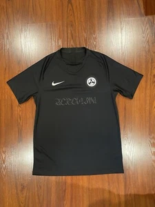 Nike x ACRONYM Mens Stadium Soccer Jersey Short Sleeve Black Size M DC8808-010 - Picture 1 of 6