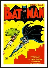 MARVEL SUPER HEROES, BATMAN, STAMPED POSTAL CARD # 21