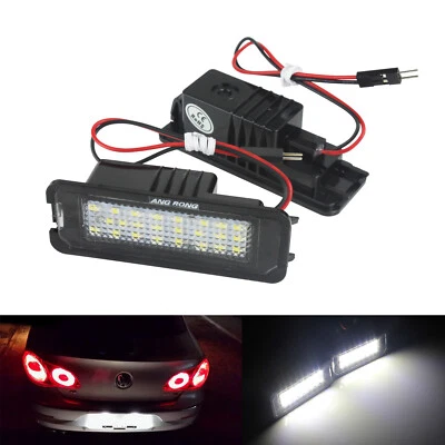 Eclairage Plaque d'immatriculation LED Pour VW Golf 5 6 EOS Passat CC Polo Seat - Photo 1/4