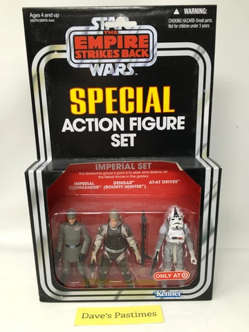 Star Wars Special Action Figure Set Imperial Commander Dengar AT-AT Driver NIB Cover