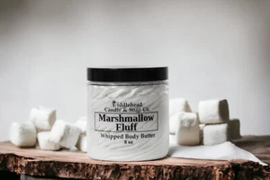Marshmallow Fluff Whipped Body Butter, Shea Butter, Mango Butter - Picture 1 of 3
