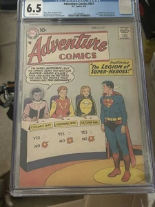 Adventure Comics #247 CGC 6.5 O/White Pages 1st Legion of Superheroes - Mega Key - Picture 1 of 4