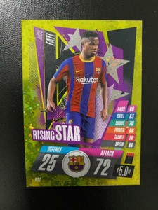 Match Attax 2020-21 Champions League Rising Star ANSU REYNA GREENWOOD BARNES