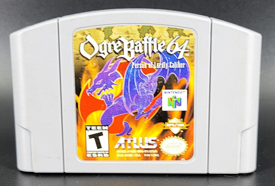 Ogre Battle 64: Person of Lordly Caliber (Nintendo 64, 1997) Cartridge Only - Image 1 of 4