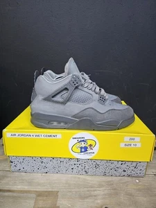 Size 10 - Air Jordan 4 Retro SE Wet Cement Excellent Condition 🔥 - Picture 1 of 13