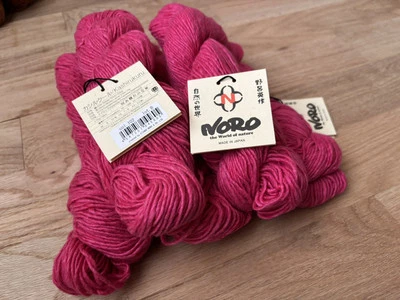 Noro Yarn KASHIRUKURU Lot of 5 Cashmere & Silk Knitting #102 Pink Wool Polyamide - Image 1 of 3