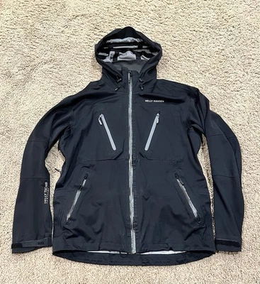 Helly Hansen Men’s Mountain Hellytech Softshell Ski Jacket, Size L, Black, READ - Image 1 of 4