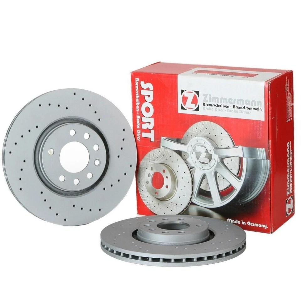 2 Discos Freno Delanteros Ø 276MM Perforado Zimmermann Mini R50 R53 One COOPER - Imagen 1 de 3