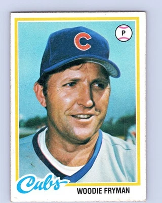 1978 Topps #585 Woodie Fryman Chicago Cubs Baseball Card EX-EX+ - Image 1 of 2
