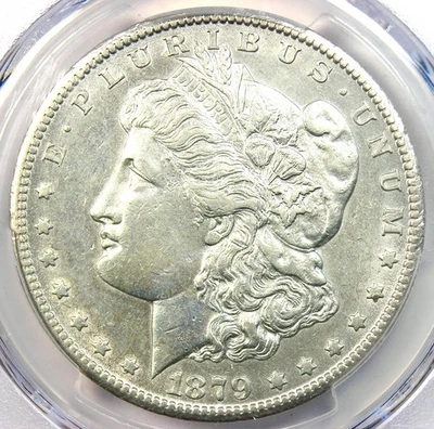 1879-CC Morgan Silver Dollar $1 Carson City Coin - Certified PCGS AU Details - Image 1 of 4
