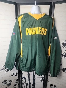 Green Bay Packers Reebok NFL On Field Gr. 2 X-Large Pullover Windbreaker Jacke - Bild 1 von 21