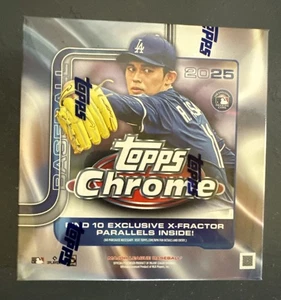 Mega Box Baseball 2025 Topps Chrome nuovo sigillato di fabbrica - Foto 1 di 1