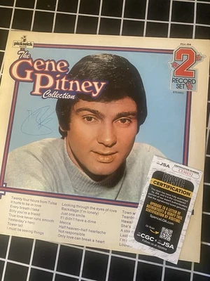 GENE PITNEY “Collection” SIGNED & JSA AUTHENTICATION.  NM/NM - Image 1 of 4