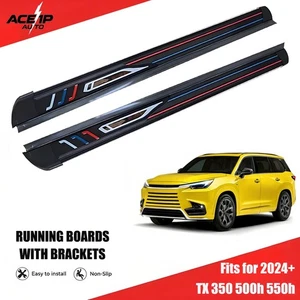 Fixed Running Boards Side Steps Pedals Fits for Lexus TX 350 500h 550h 2024-2026 - Picture 1 of 6