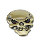 Gothic Car Decor 3D Devil's Skull Skeleton Emblem Halloween