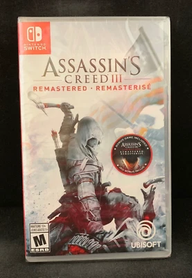 Assassin's Creed III (3) Remastered (Nintendo Switch) TOTALMENTE NUEVO / Sin región Foto 1 de 2