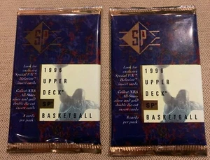1996 Upper Deck SP Basketball Factory Sealed Packs (x2) NBA Michael Jordan - Picture 1 of 2