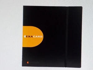 VISITENKARTENBUCH EXACARD EXACTIVE SCHWARZ FÜR 320 KARTEN 26,5 x 25CM - Picture 1 of 3
