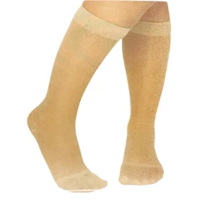 Pantimedias transparentes para mujer Quality Choice 20-30 beige extra grandes nuevas - Imagen 1 de 5