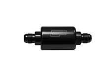 POLISHED BLACK -6AN / 6AN Fuel filter