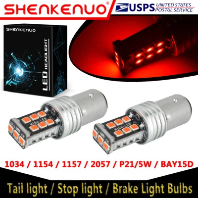 Luz de freno de parada trasera LED P21/5W 2057 EE. UU. para Honda XR250L XL350R XL600R XR650L - Foto 1 de 4