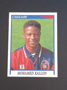 PANINI 1998/99 FOOTBALLER FIGURE NUMBER 65 MOHAMED KALLON CAGLIARI
