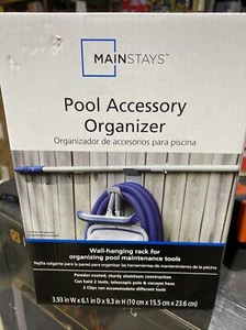 Mainstays Grey Swimming Pool Accessory Organizer - Powder Coated Aluminum - Picture 1 of 2