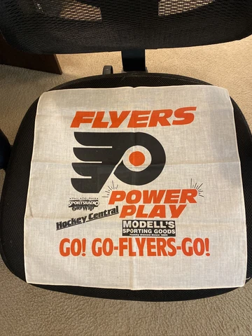 Vintage NHL Philadelphia Flyers Hockey Rally Towel / Banner Cover