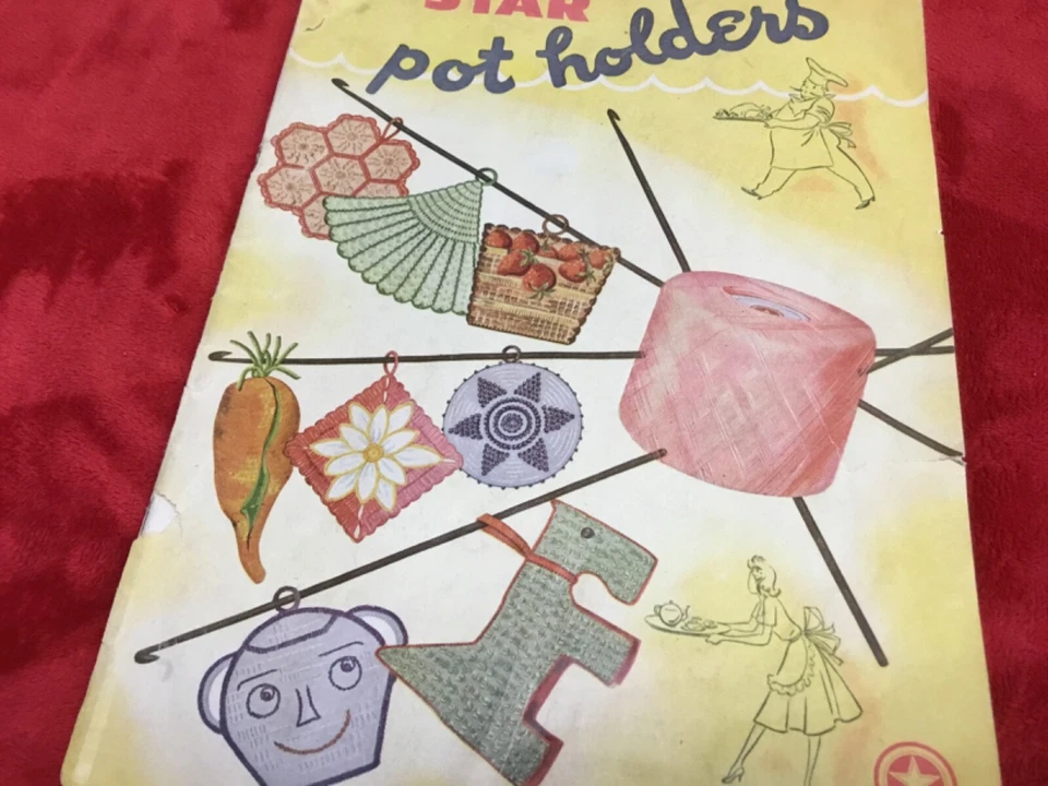 Folleto con patrón de ganchillo 1944 estrella #32 porta ollas vintage - retro - novedad Foto 1 de 4