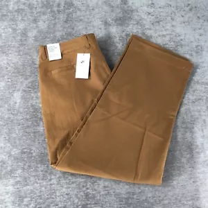 Nike Loose Fit Straight Leg Stacked Length Men's Brown Pants Size 38 FD0405-270 - Picture 1 of 7