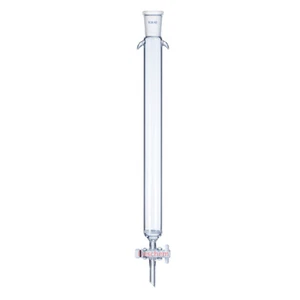 Deschem 100ml 24/40 Glass Chromatography Column OD 25mm 300mm PTFE Stopcock - Picture 1 of 1
