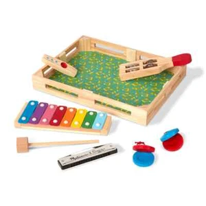 Band Set for Beginner Instruments Kids Musical Tune Toy music Set Melissa & Doug - Picture 1 of 8