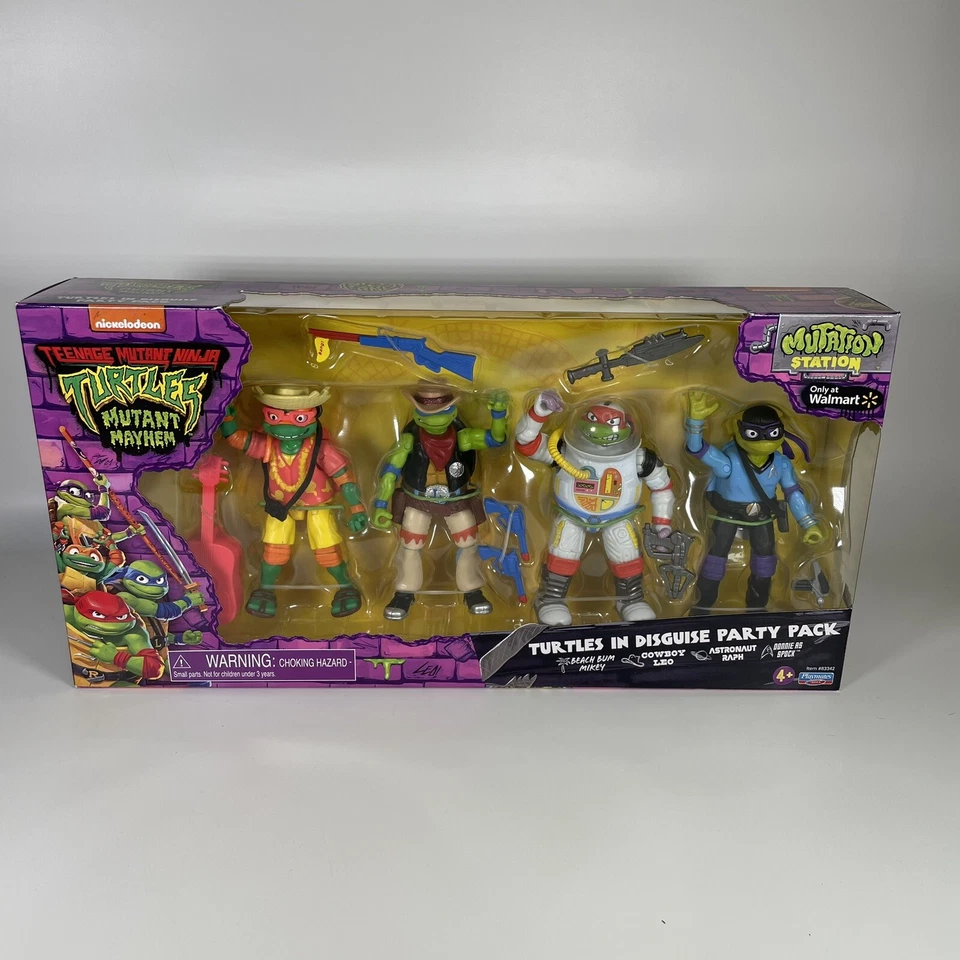 Teenage Mutant Ninja Turtles Mutant Mayhem - Paquete de fiesta Tortugas disfrazadas Nuevo en caja Foto 1 de 1