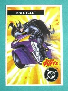 TARJETA DE COLECCIONISTA SUGAR PUFFS 1995 LEYENDAS DE BATMAN. BATCYCLE. COMO NUEVO - Imagen 1 de 2