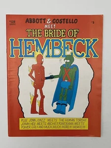 Hembeck #3 Abbott and Costello Meet the Bride of Hembeck 1980 Vintage - Picture 1 of 4